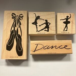 Stampin’ Up! Dance Themed Wooden Stamps Set